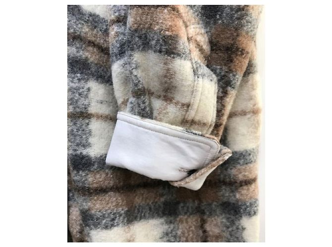 ****ISABEL MARANT ETOILE Check Pattern Wool Coats - view 4