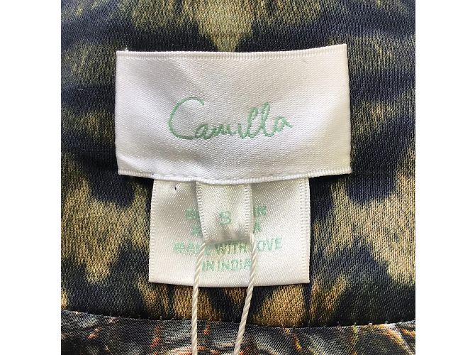 Camilla Marrone / Parka multi Kakadu Calling color oro - vista 4