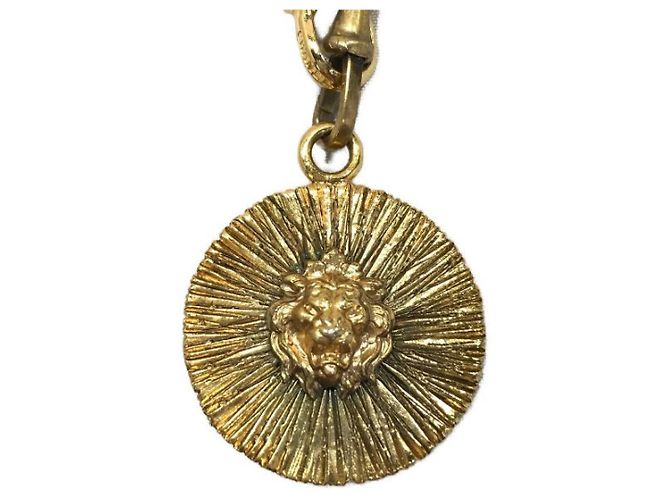 ***CHANEL Halskette mit altem Löwenmotiv Golden - Ansicht 2
