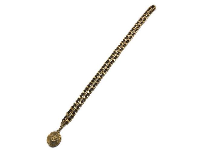 ***CHANEL Halskette mit altem Löwenmotiv Golden - Ansicht 5