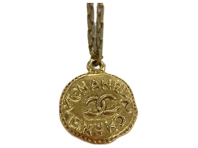 ***Collana con ciondolo vintage CHANEL D'oro - vista 2