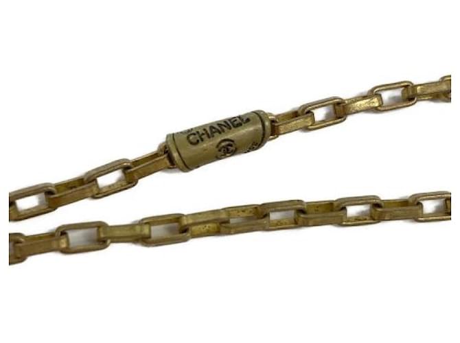 ***Collana con ciondolo vintage CHANEL D'oro - vista 4