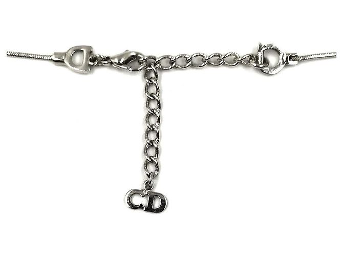 Collana Christian Dior Lettere D Con Pendente Argento - vista 4