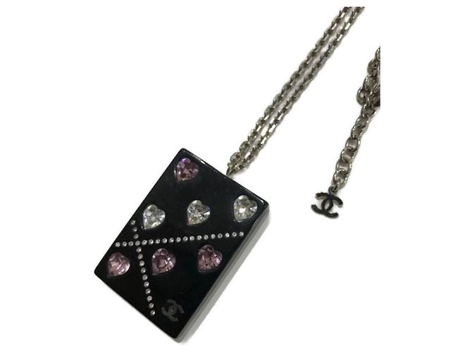 ***Collar de strass CHANEL Negro - vista 2