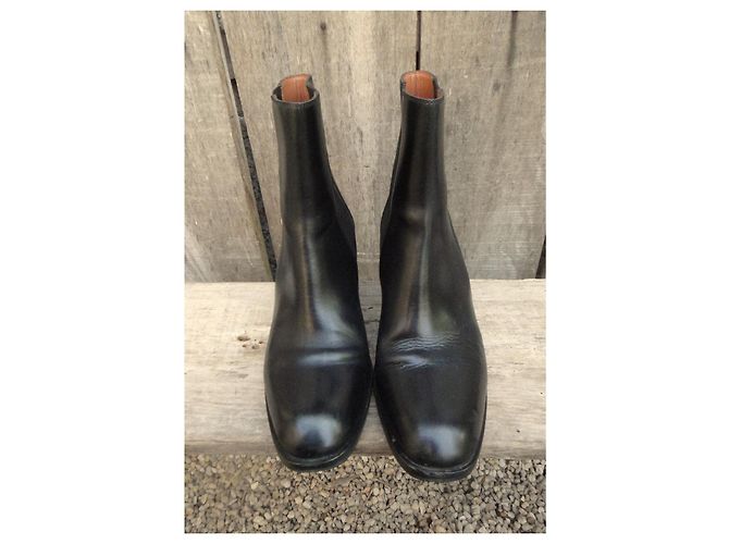 Stivaletti Sartore in pelle neri 37.5 IT Nero - vista 3