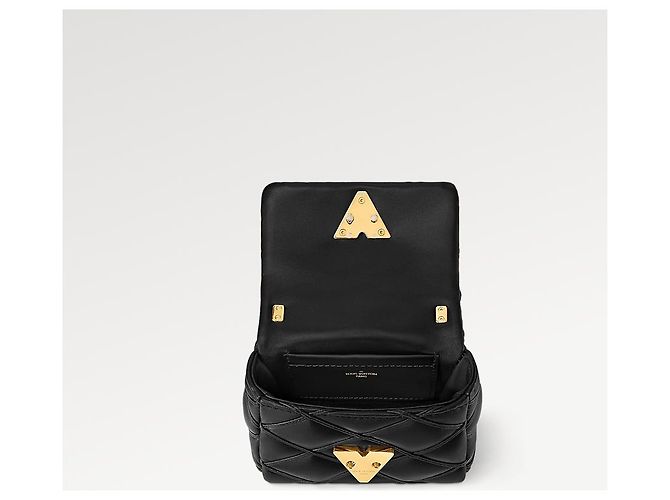Louis Vuitton Pico Go 14 Bolso de mano en cuero negro - vista 3