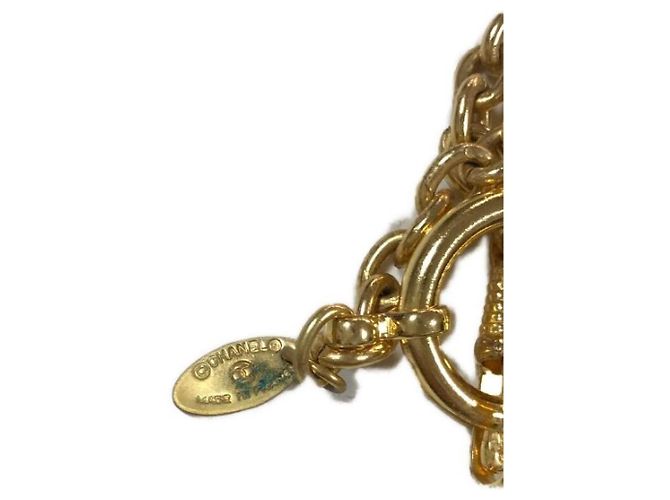 ***Collana vintage CHANEL con placca in cocco - vista 3