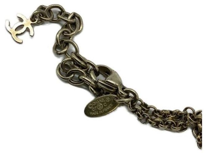 ***Collar con marca de coco circular CHANEL Negro - vista 6
