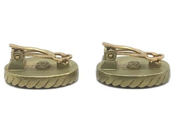Chanel Ohrringe schwarz und gold Golden - Ansicht 3