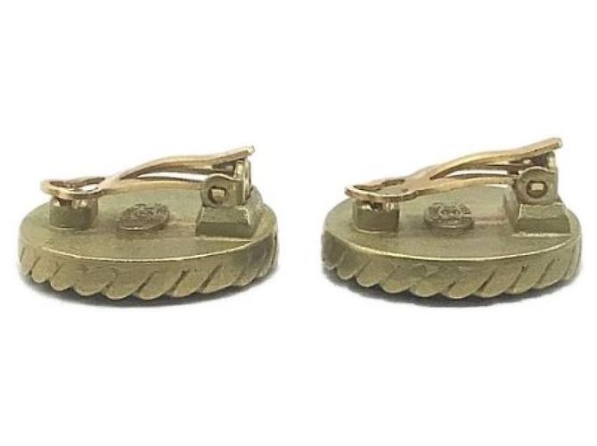 Chanel Ohrringe schwarz und gold Golden - Ansicht 4