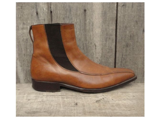 Lanvin Leather Boots Light Brown Size 40 - view 4
