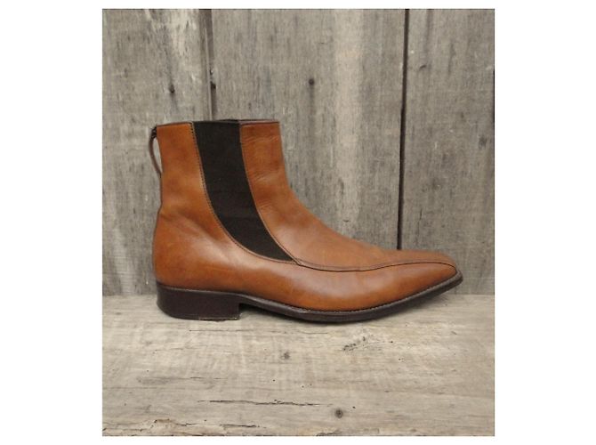 Lanvin Leather Boots Light Brown Size 40 - view 5
