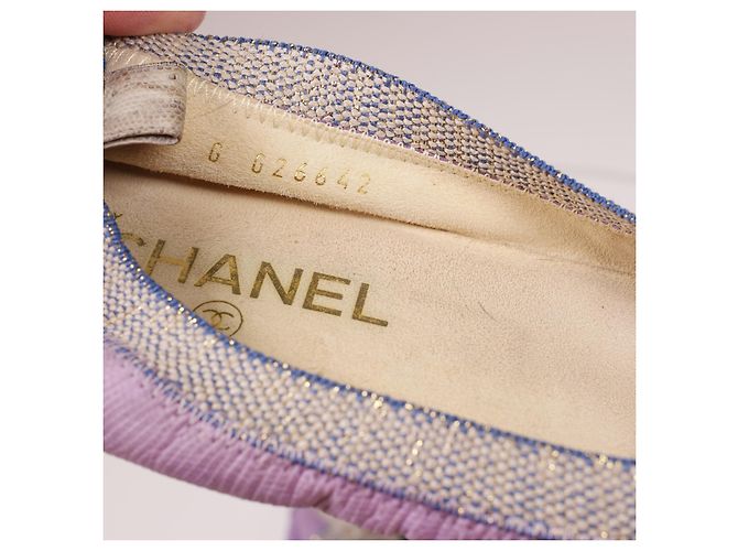 Chanel Eidechsen-Ballerinas Mehrfarben - Ansicht 10
