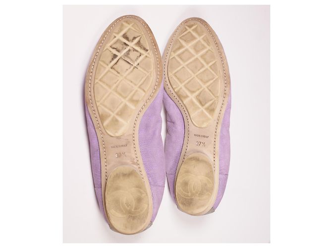 Chanel Eidechsen-Ballerinas Mehrfarben - Ansicht 11