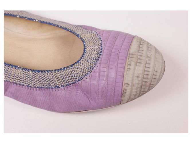 Chanel Eidechsen-Ballerinas Mehrfarben - Ansicht 8