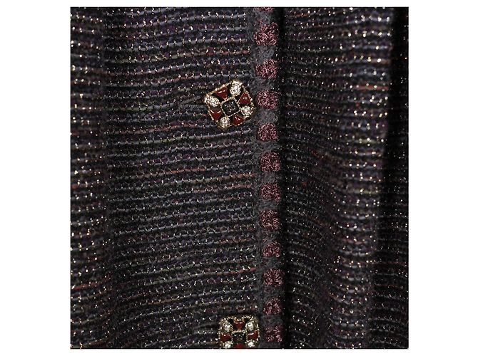 Increíble abrigo de pasarela de Chanel Muy raro Multicolor - vista 10
