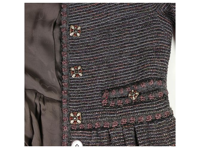 Increíble abrigo de pasarela de Chanel Muy raro Multicolor - vista 17