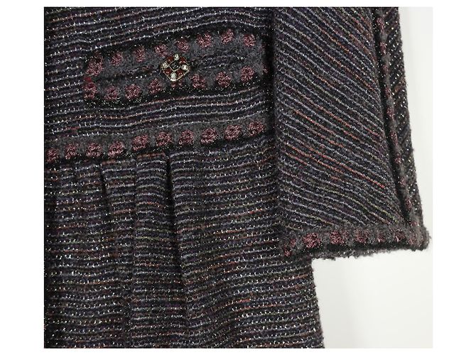 Increíble abrigo de pasarela de Chanel Muy raro Multicolor - vista 5