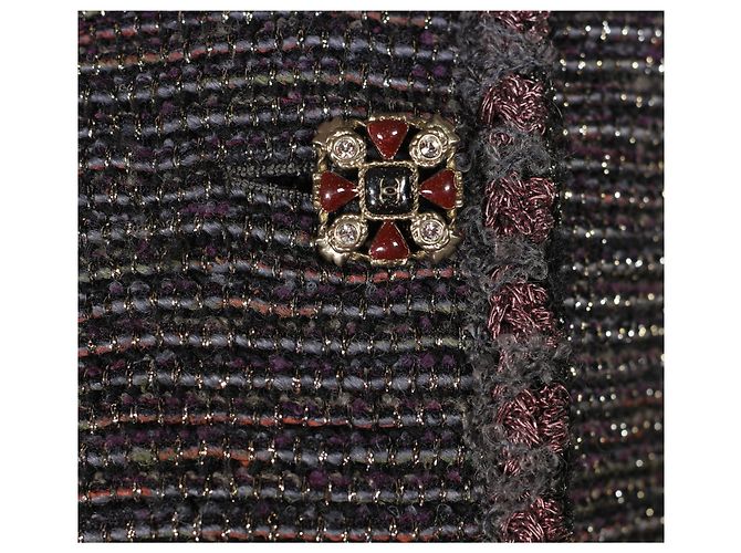 Increíble abrigo de pasarela de Chanel Muy raro Multicolor - vista 9