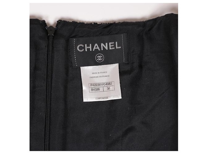 Abito Chanel in misto lana multicolore - vista 4
