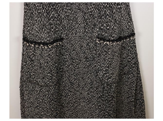 Abito Chanel in misto lana multicolore - vista 5