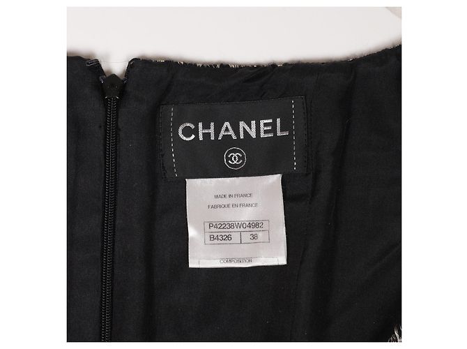 Abito Chanel in misto lana multicolore - vista 9
