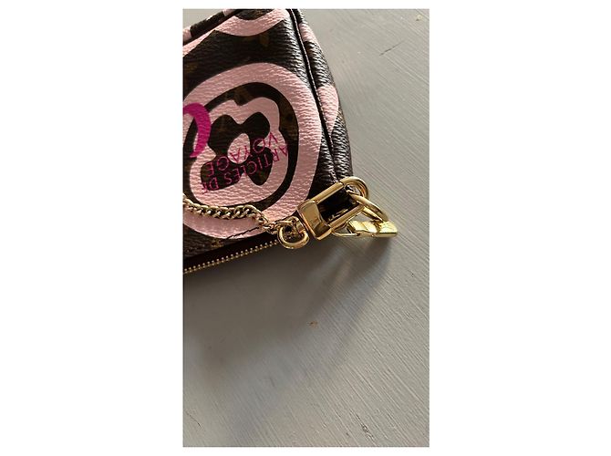 Organizer Louis Vuitton Accesorios mini pochette Edición Limitada Verano 2017 Capri Rosa - vista 5
