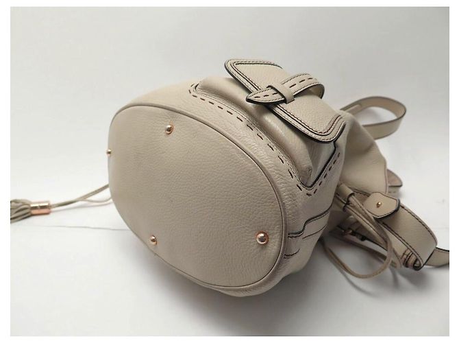 LANCEL PREMIER FLIRT MM A BOLSA10110 BOLSA DE OMBRO DE COURO GRÃO CREME - vista 3