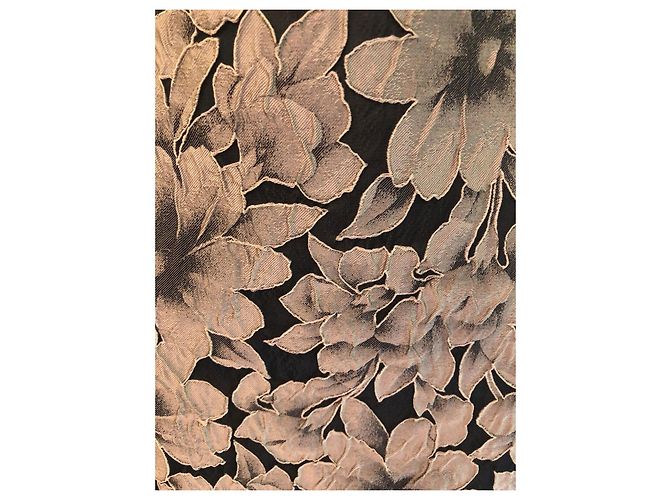 Falda Lápiz Marella by Max Mara Mujer Negro & Bronce Floral 12 US 8 UE 40 - vista 3