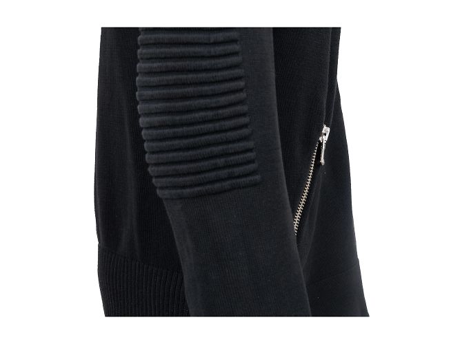 Autre Marque Suéter de malha com zíper Pull Story Preto - vista 6