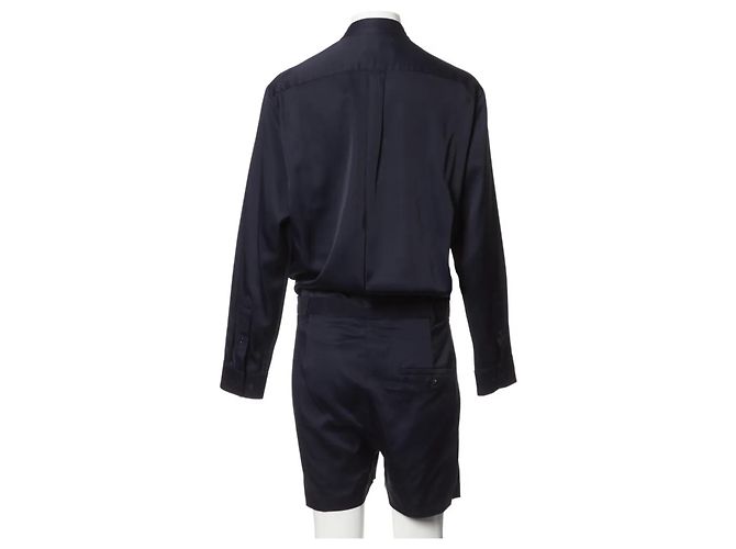 Mono corto Camile de satén azul marino Acne Studios - vista 2