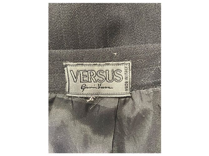 Faldas VERSACE T.International S Lana Negro - vista 3