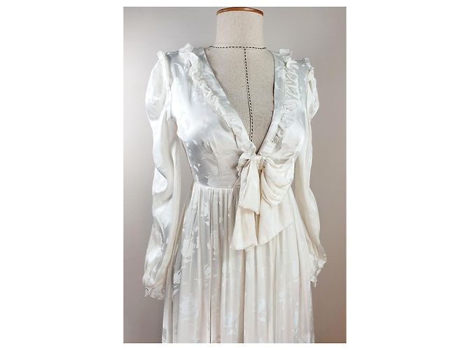 Autre Marque Sister Jane Dream Line Kleid Weiß Viscose - Ansicht 3