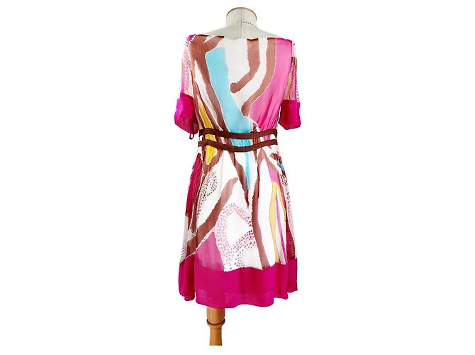 Vestido de seda Diane Von Furstenberg Multicolor - vista 2