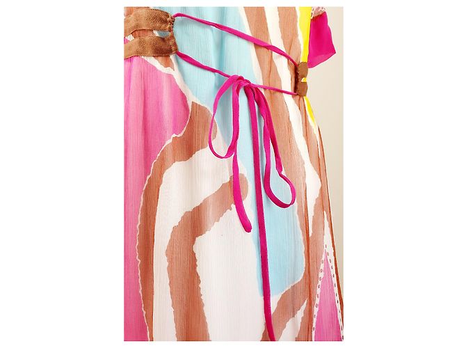 Vestido de seda Diane Von Furstenberg Multicolor - vista 5