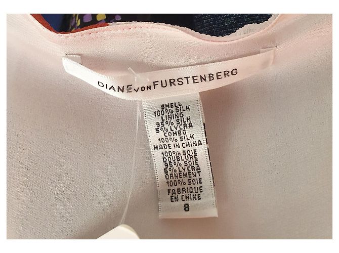 Vestido de seda Diane Von Furstenberg Multicolor - vista 6