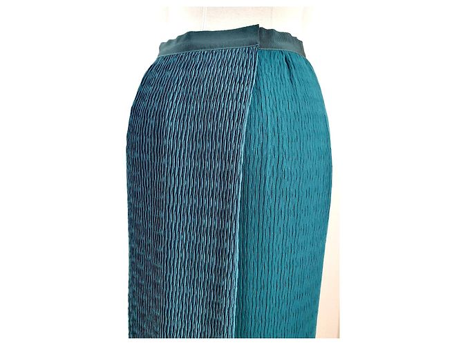 Max Mara Pianoforte Gonna lunga verde - vista 4