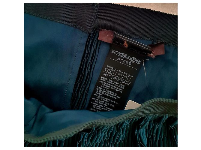 Max Mara Pianoforte Gonna lunga verde - vista 6
