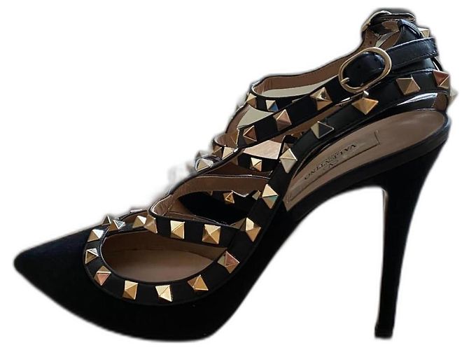Valentino Garavani Valentino Rockstud Heels Schwarz - Ansicht 2