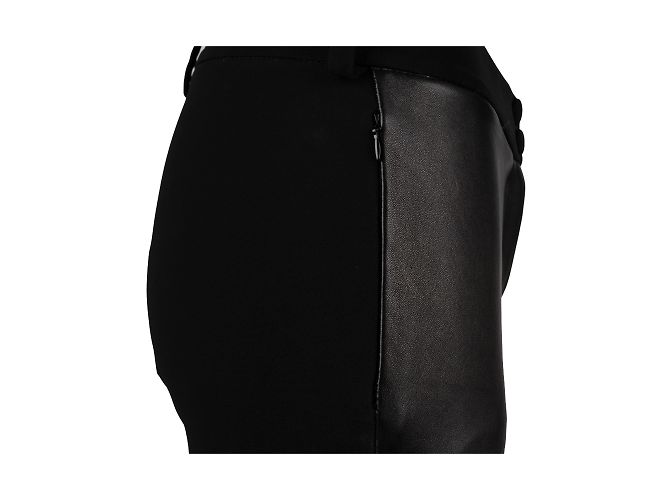 Autre Marque Diliborio Distressed-Lederhose Schwarz - Ansicht 6