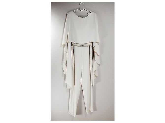 Mono Ralph Lauren con cinturón crema Crudo - vista 3