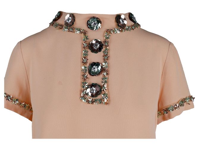 Moschino-Bluse mit Paillettenverzierung Mehrfarben - Ansicht 3