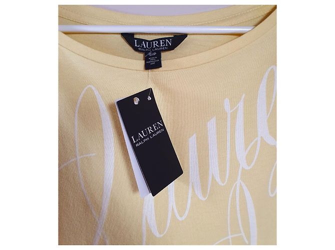 Camiseta Ralph Lauren Amarilla de Algodón Amarillo - vista 3