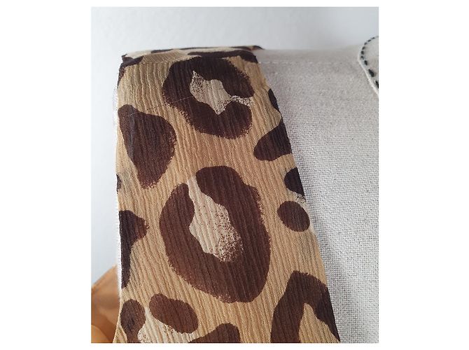 Oscar de la Renta Seidenkleid Leopard Print Mehrfarben Leopardenprint - Ansicht 4