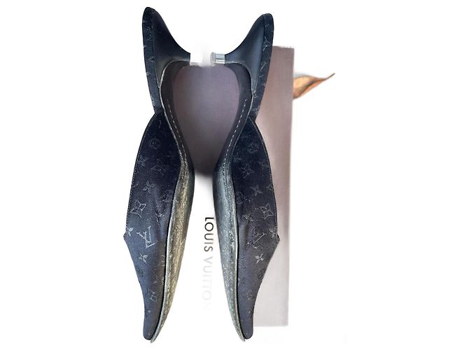 Louis Vuitton Monogramm Satin Schwarz - Ansicht 2