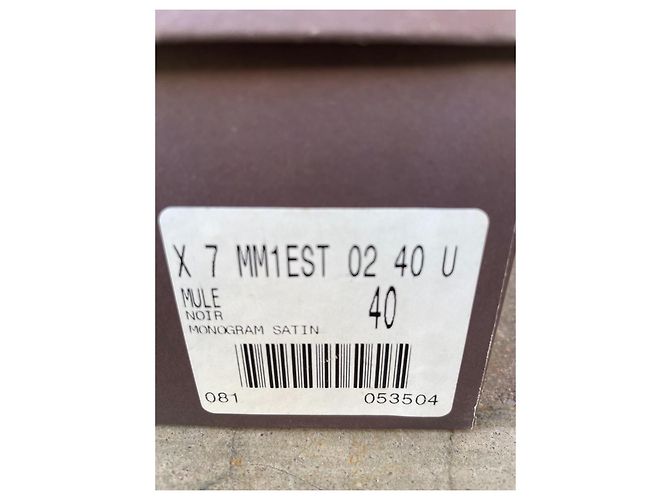 Louis Vuitton Monogramm Satin Schwarz - Ansicht 3