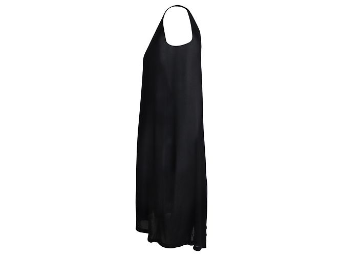Abito longuette senza maniche T by Alexander Wang in Lyocell nero - vista 2