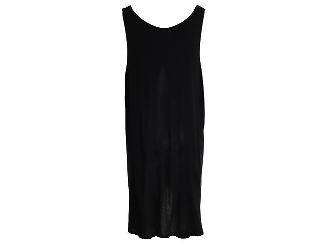 Abito longuette senza maniche T by Alexander Wang in Lyocell nero - vista 3