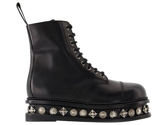 AJ1287 Botas - Toga Pulla - Cuero - Negro - vista 2
