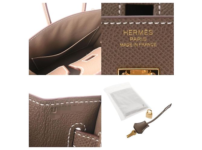Acapulco Hermès HERMES BIRKIN 25 Grau - Ansicht 6